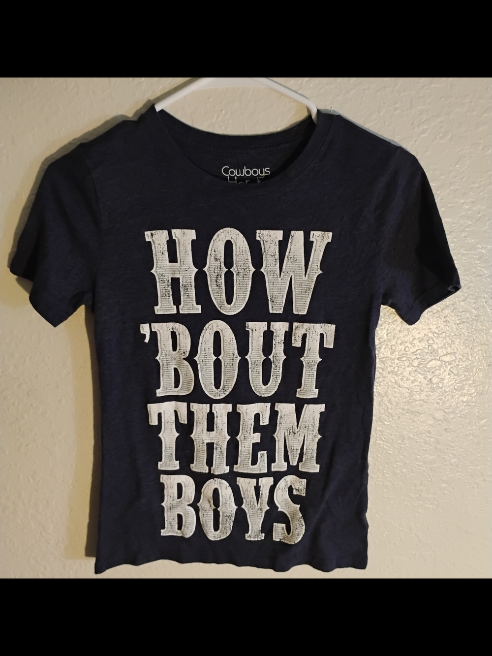 Navy Graphic Tee - "How 'Bout Them Boys"